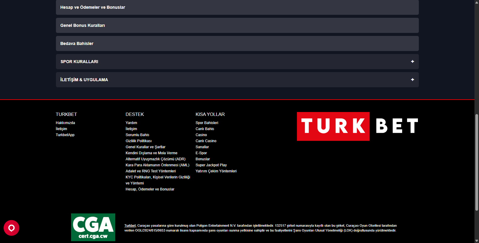 Turkbet Çarkıfelek