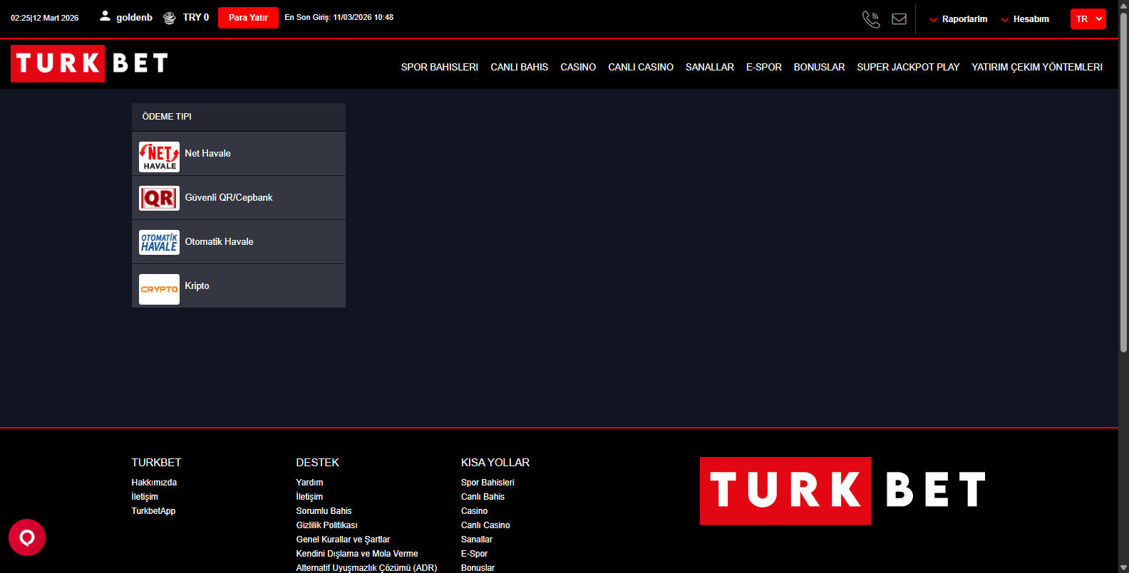 Turkbet Promosyonları