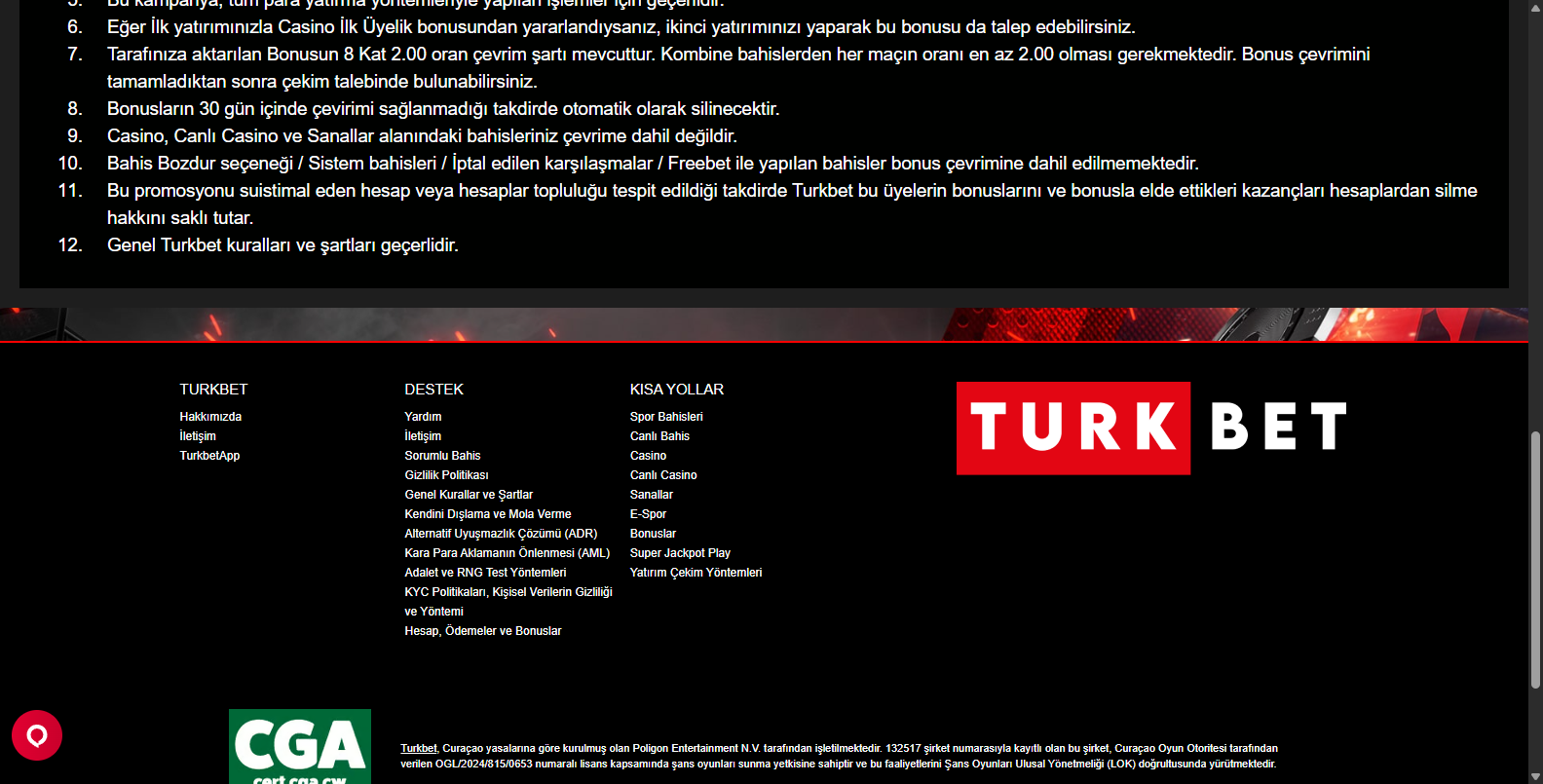 Turkbet Kullanıcı Adımı Unuttum