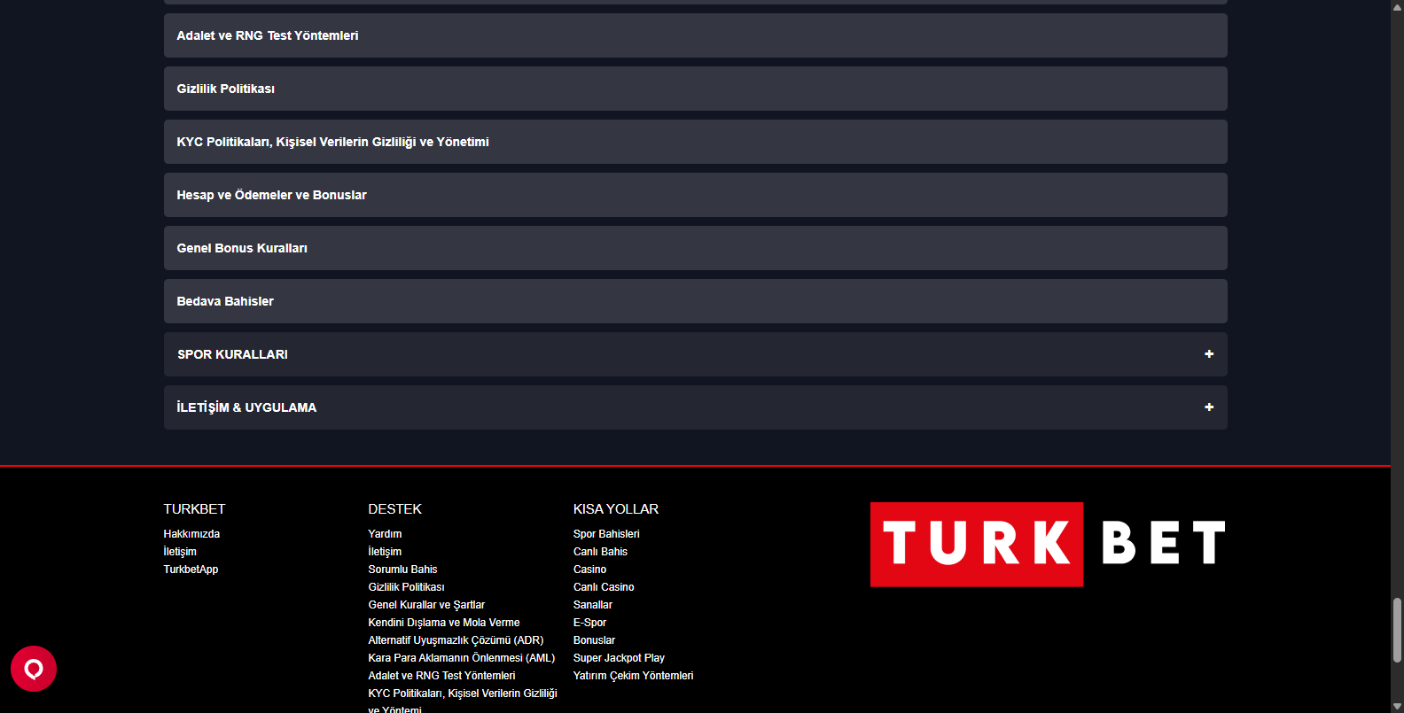 Turkbet Çarkıfelek